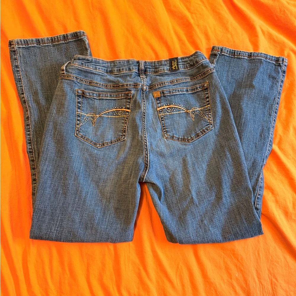 Stylish Blue Boot Cut Jeans for Women